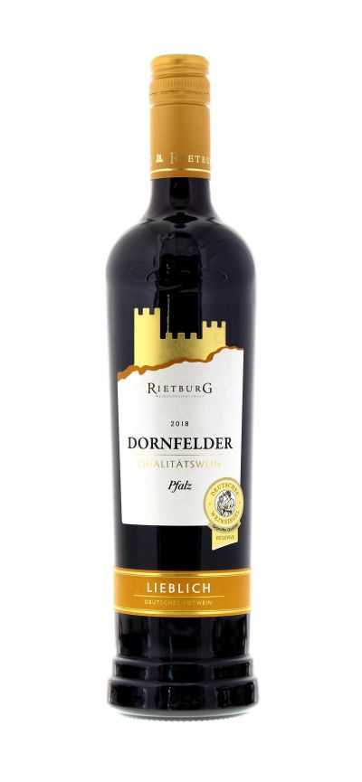 2018, Dornfelder, Rot, Deutschland, Pfalz, Rietburg, Qualitätswein, lieblich, Wein