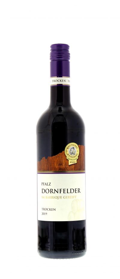 2019, Dornfelder, Rot, Deutschland, Pfalz, Qualitätswein, trocken, Wein
