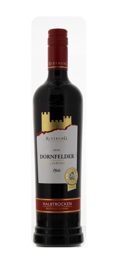 2020, Dornfelder, Rot, Deutschland, Pfalz, Qualitätswein, halbtrocken, Wein