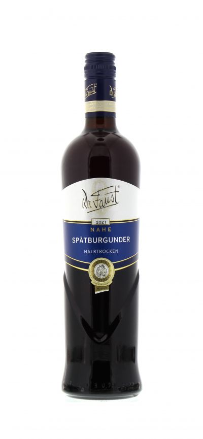 2021, Spätburgunder, Rot, Deutschland, Nahe, Qualitätswein, halbtrocken, Wein
